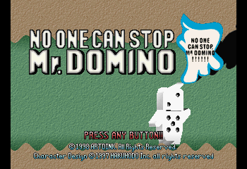 No One Can Stop Mr. Domino Title Screen